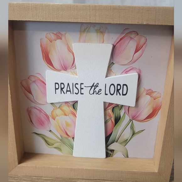 Easter Christian Decor He Is Risen Praise The Lord - Picture 11 of 16